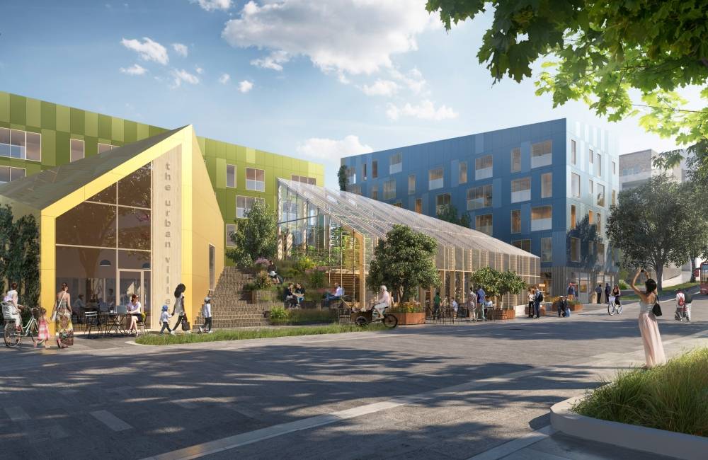 Urban Village er et av prosjektene du får høre om på DEL&LÆR. Ill.: LPO arkitekter